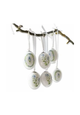 Angebote 👍 LOBERON Osterei 6er Set Fierolla Weiß/blau Weiß/blau ❤️ 1 Angebote 👍 LOBERON Osterei 6er Set Fierolla Weiß/blau Weiß/blau ❤️