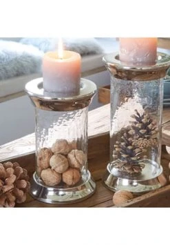 Großhandel 👍 LOBERON Kerzenständer 2er Set Hillfors Silber/klar 💯 -dekoartikel Verkaufsladen unnamed file 1005