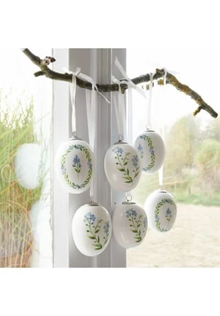 Angebote 👍 LOBERON Osterei 6er Set Fierolla Weiß/blau Weiß/blau ❤️ 2 Angebote 👍 LOBERON Osterei 6er Set Fierolla Weiß/blau Weiß/blau ❤️ – Bild 2