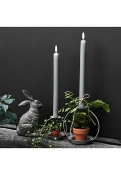 Auslauf ⌛ LOBERON Kerzenständer 2er Set Nirrat Grau ✔️ -dekoartikel Verkaufsladen unnamed file 1023