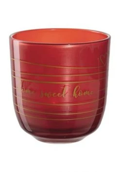 Schlussverkauf 💯 LEONARDO Windlicht "Decora Home Sweet Home", Glas, Modern, 16,4 Cm ❤️