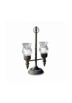 Neu ❤️ LOBERON Windlicht Oiusseau Antikschwarz 🔔