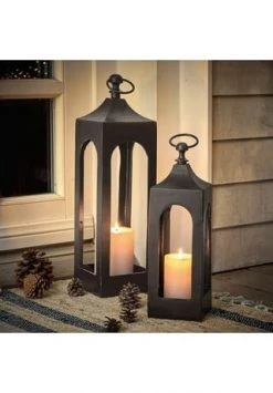 Angebote ✔️ LOBERON Laterne 2er Set Bigarré Antikgrau ✔️ -dekoartikel Verkaufsladen unnamed file 1110