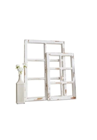 Brandneu 🎉 LOBERON Deko-Fenster 2er Set Mael Coluim Antikweiß Antikweiß 😍 1 Brandneu 🎉 LOBERON Deko-Fenster 2er Set Mael Coluim Antikweiß Antikweiß 😍