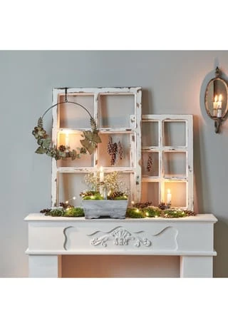 Brandneu 🎉 LOBERON Deko-Fenster 2er Set Mael Coluim Antikweiß Antikweiß 😍 2 Brandneu 🎉 LOBERON Deko-Fenster 2er Set Mael Coluim Antikweiß Antikweiß 😍 – Bild 2