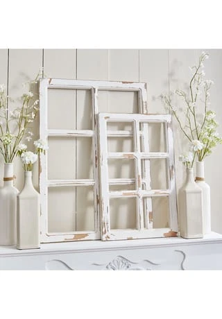 Brandneu 🎉 LOBERON Deko-Fenster 2er Set Mael Coluim Antikweiß Antikweiß 😍 5 Brandneu 🎉 LOBERON Deko-Fenster 2er Set Mael Coluim Antikweiß Antikweiß 😍 – Bild 5