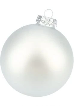 Besorgen 👍 GALERIA Home Weihnachtskugeln, Glas, 10 Cm, 4 Stück SILBER/ WEISS 🔔 -dekoartikel Verkaufsladen unnamed file 170
