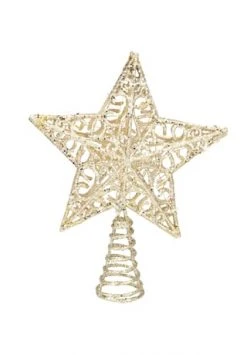 Neu ❤️ GALERIA Home Baumspitze "Stern", LEDs GOLD ✔️