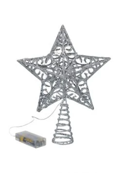 Budget ⌛ GALERIA Home Baumspitze, Stern, LED SILBER 🔥 -dekoartikel Verkaufsladen unnamed file 183