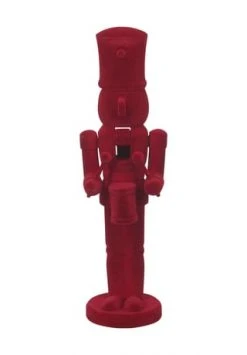 Brandneu ✔️ GALERIA Home Nussknacker, Beflockt, 25 Cm ROT 💯