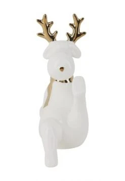 Rabatt 🛒 GALERIA Home Porzellanhirsch WEISS ✔️