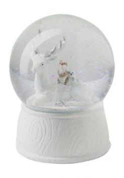 Aktion 💯 GALERIA Home Schüttelkugeln "Waldtiere" WEISS 🎉