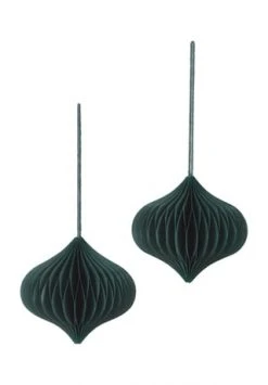 Angebote 😀 GALERIA Home Papier-Dekohänger "Wabenball", 2er-Set, 10 Cm GRÜN 🧨