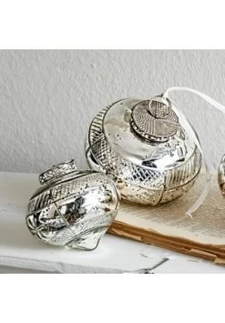 Auslauf 😀 LOBERON Weihnachtsschmuck 6er Set Sully Antiksilber Antiksilber 🌟 -dekoartikel Verkaufsladen unnamed file 314