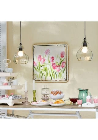 Auslauf 🛒 LOBERON Deko-Schild Bedran Rosa Rosa 🎁 2 Auslauf 🛒 LOBERON Deko-Schild Bedran Rosa Rosa 🎁 – Bild 2