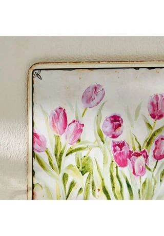 Auslauf 🛒 LOBERON Deko-Schild Bedran Rosa Rosa 🎁 3 Auslauf 🛒 LOBERON Deko-Schild Bedran Rosa Rosa 🎁 – Bild 3