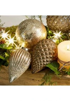 Beste Bewertungen von ❤️ LOBERON Weihnachtsschmuck 6er Set Layounne Antiksilber/grau Antiksilber/grau ⌛ -dekoartikel Verkaufsladen unnamed file 335