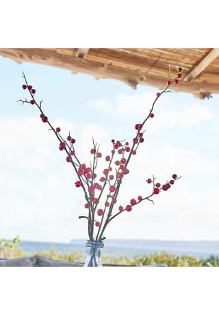 Angebote 😍 LOBERON Deko-Zweig Dillon Braun/rot Braun/rot ✔️ 2 Angebote 😍 LOBERON Deko-Zweig Dillon Braun/rot Braun/rot ✔️ – Bild 2