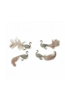 Billig 😀 LOBERON Weihnachtsschmuck 4er Set Vilvorde Grau/braun Grau/braun 🤩