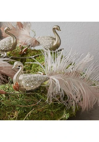 Billig 😀 LOBERON Weihnachtsschmuck 4er Set Vilvorde Grau/braun Grau/braun 🤩 3 Billig 😀 LOBERON Weihnachtsschmuck 4er Set Vilvorde Grau/braun Grau/braun 🤩 – Bild 3