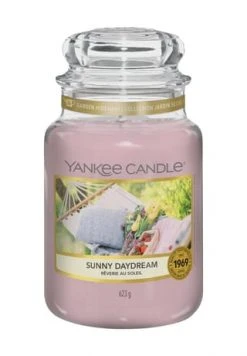 Angebote 👍 YANKEE CANDLE® Duftkerze "Sunny Daydream", 411g Pink ✨