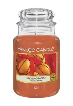 Angebote 😍 YANKEE CANDLE® Duftkerze Klassik "Spiced Orange", 623 G Orange ⭐