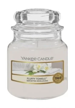 Bestes Angebot ⌛ YANKEE CANDLE® Duftkerze "Fluffly Towels", Im Glas WEISS 🎉