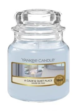 Beste Bewertungen von 💯 YANKEE CANDLE® Duftkerze "A Calm & Quit Place", 104 G Hellblau ❤️