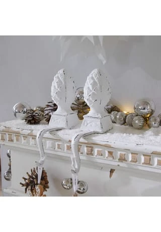 Bester Verkauf 🔥 LOBERON Eisenzapfen 2er Set Lucielle Antikweiß Antikweiß 🎁 3 Bester Verkauf 🔥 LOBERON Eisenzapfen 2er Set Lucielle Antikweiß Antikweiß 🎁 – Bild 3