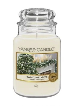 Top 10 😉 YANKEE CANDLE® Duftkerze "Twinkling Lights", 623 G Weiß ⭐