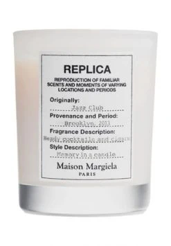 Billig ⌛ Maison Margiela Replica Duftkerze "Jazz Club", 165 G Weiß ⭐