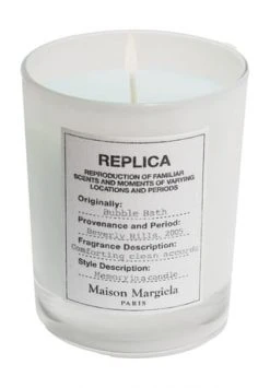 Billig 🌟 Maison Margiela Replica Duftkerze "Bubble Bath", 165 G WEISS 🧨