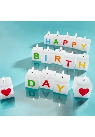 Auslauf 😉 BUTLERS® LOVE LETTERS Kerze Happy Birthday 15 Tlg. Bunt 😀 2 Auslauf 😉 BUTLERS® LOVE LETTERS Kerze Happy Birthday 15 Tlg. Bunt 😀 – Bild 2