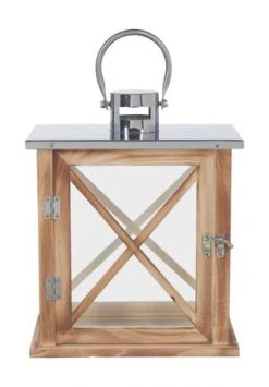 Blitzangebot 🛒 GALERIA Home Holz-Laterne ❤️