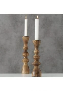 Bestes Angebot ✨ PURE DAY Kerzenständer-Set, 2-tlg. Livia 🌟 -dekoartikel Verkaufsladen unnamed file 765