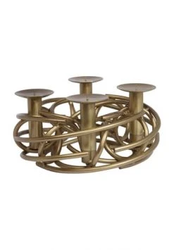 Beste Bewertungen von ✨ Fink Dekokranz-Leuchter "Corona", Mattgold 👍