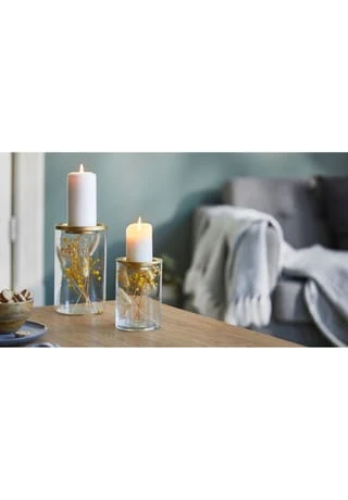 Auslauf ❤️ PURE DAY Kerzenhalter-Set, 2-tlg. Graminea ⌛ 3 Auslauf ❤️ PURE DAY Kerzenhalter-Set, 2-tlg. Graminea ⌛ – Bild 3