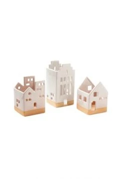 Aktion ⭐ PURE DAY Teelichthalter-Set, 3-tlg. Ronda ✔️