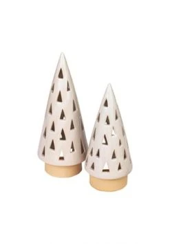 Am billigsten ❤️ PURE DAY Teelichthalter-Set, 2-tlg. Tannen ❤️