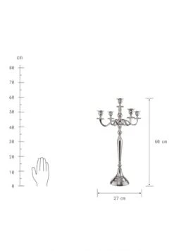 Besorgen 🔥 BUTLERS® SILVERLIGHTS Kerzenhalter 5-armig Höhe 27cm ⌛ -dekoartikel Verkaufsladen unnamed file 856