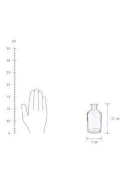 Auslauf ✨ BUTLERS® LITTLE LIGHT Dekoflasche Recycling Höhe 12cm 💯 -dekoartikel Verkaufsladen unnamed file 862