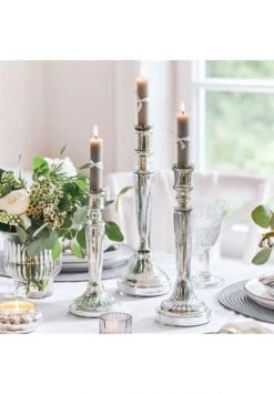 Blitzangebot 💯 LOBERON Kerzenständer 3er Set Riley Antiksilber ⭐ -dekoartikel Verkaufsladen unnamed file 892