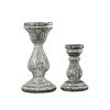 Am billigsten ✨ LOBERON Kerzenständer 2er Set Lysiane Antiksilber ❤️