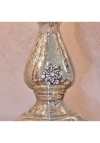 Am billigsten ✨ LOBERON Kerzenständer 2er Set Lysiane Antiksilber ❤️ 4 Am billigsten ✨ LOBERON Kerzenständer 2er Set Lysiane Antiksilber ❤️ – Bild 4