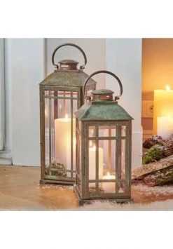 Rabatt 🧨 LOBERON Laterne 2er Set Chasse Antikbraun ⭐ -dekoartikel Verkaufsladen unnamed file 935