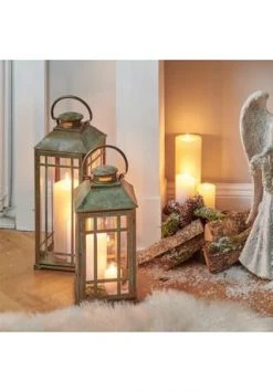 Rabatt 🧨 LOBERON Laterne 2er Set Chasse Antikbraun ⭐ -dekoartikel Verkaufsladen unnamed file 936