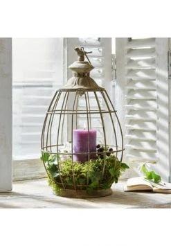 Großhandel ⭐ LOBERON Laterne Morena Antikgrau 👏 -dekoartikel Verkaufsladen unnamed file 949