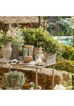 Aktion ✔️ LOBERON Laterne Uda Antikgrau/klar 🎉 -dekoartikel Verkaufsladen unnamed file 969