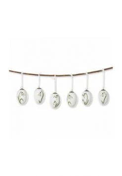 Rabatt ⌛ LOBERON Osterei 6er Set Willmare Weiß/grün Weiß/grün ⌛