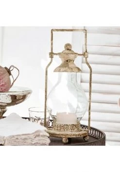 Aktion ✔️ LOBERON Laterne Uda Antikgrau/klar 🎉 -dekoartikel Verkaufsladen unnamed file 970